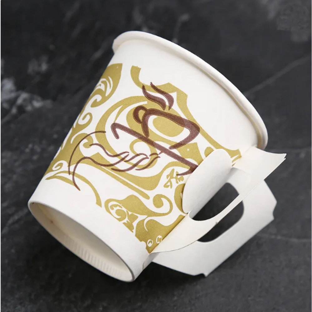 Coffee Paper Cup 4OZ With handle