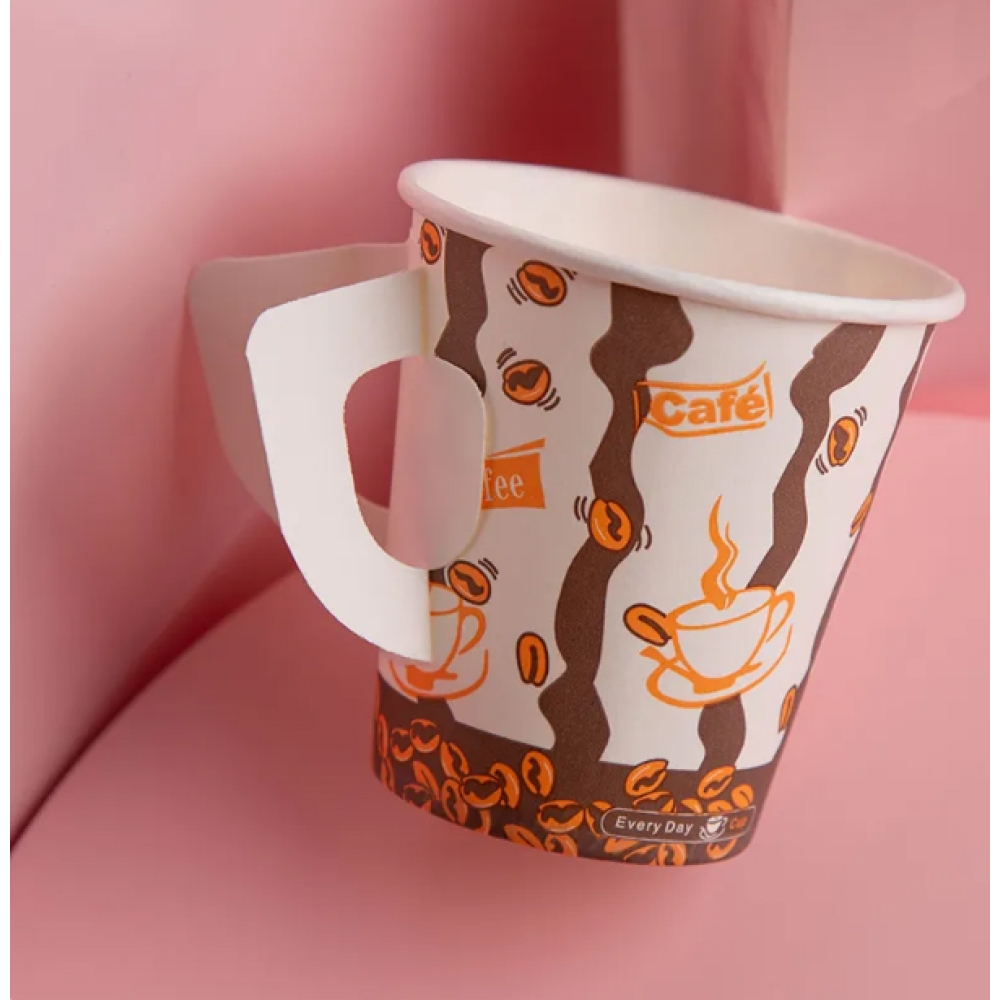 Coffee Paper Cup 6OZ With handle