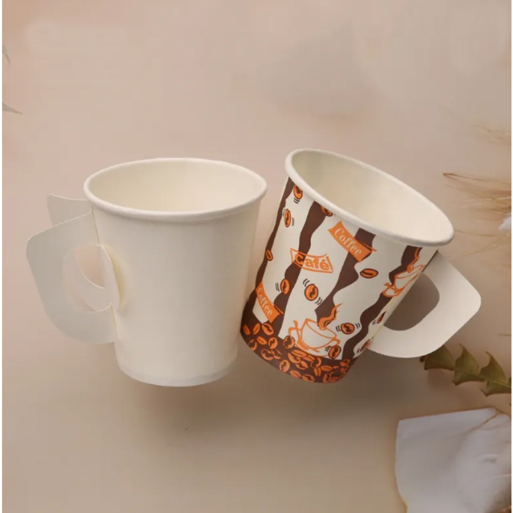 Coffee Paper Cup 6OZ With handle