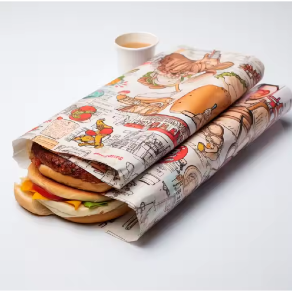Sandwich Burger Oil Paper Baking Food Grade